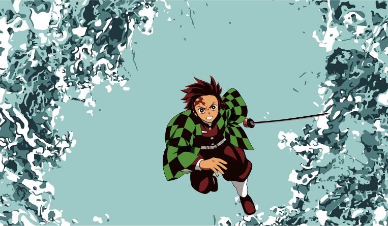 Demon Slayer HD Wallpaper: Tanjiro Kamado in Action - Manga Inspired  Background by patrika