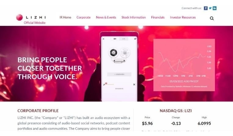 LIZHI announces partnership with AntChain for blockchain copyright protection